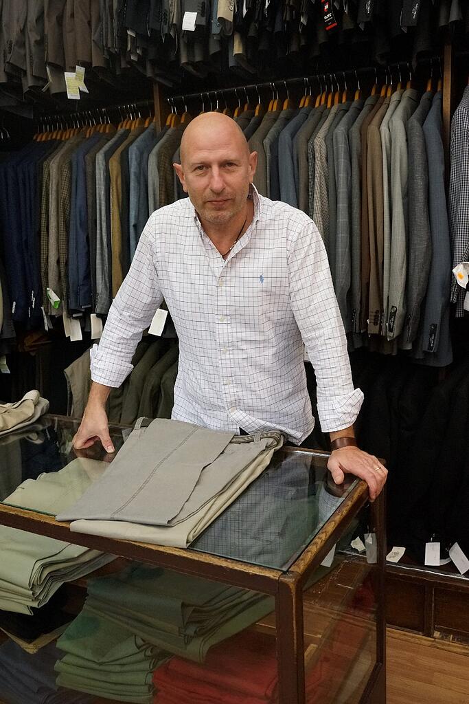 Rudi Kapfhammer im Atelier am Rindermarkt